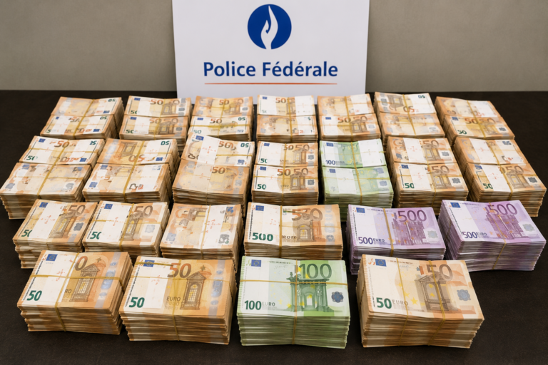 الشرطة البلجيكية تضبط أكثر من 690 ألف يورو نقداً خلال عملية تفتيش مروري في بروكسل