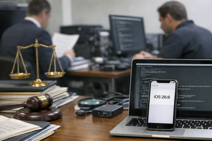 تحديث أبل الجديد iOS 26.6 وتداعياته القانونية على الأدلة الرقمية.jpg