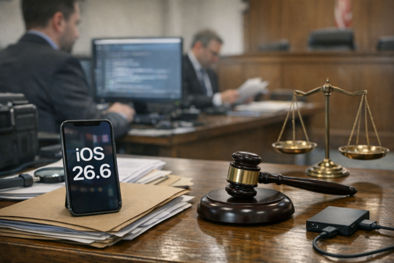أبل تصدر تحديث iOS 26.6 ويعالج أكثر من 40 ثغرة أمنية: ماذا يعني ذلك للعدالة والمسؤولية القانونية؟