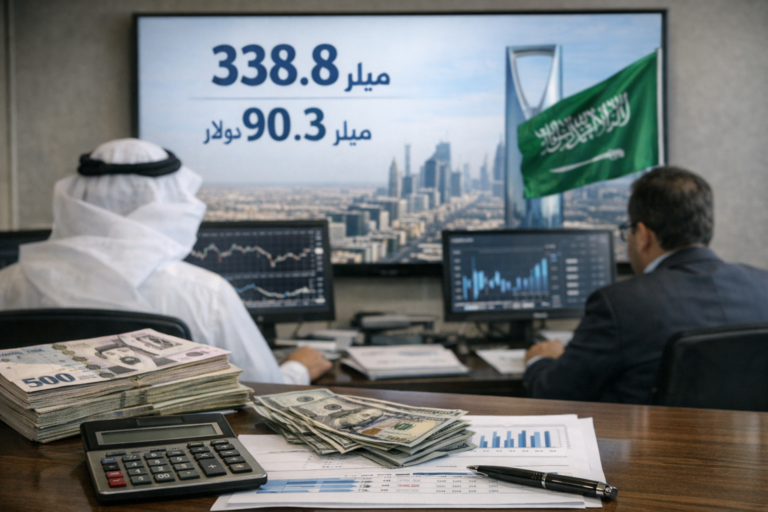 الميزانية السعودية تسجل إيرادات 338.8 مليار ريال في الربع الثاني