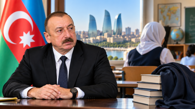 اذربيجان وإلهام علييف: العلمانية المدرسية بين سيادة  الدولة والجدل حول الحجاب – بقلم إسحاق هموش